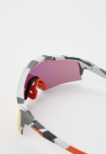Спортивные очки 100% SPEEDCRAFT SL - Soft Tact Grey Camo - HiPER Red Multilayer Mirror Lens