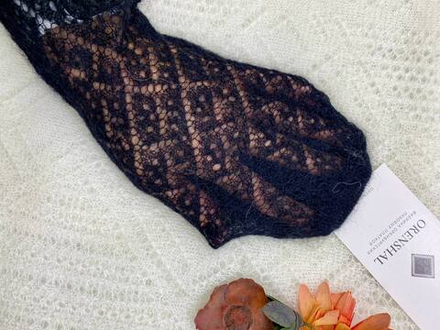 Носки женские ажурные Н234-07 черные