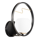 762617 Бра ENNA 1х40W E14 ЧЕРНЫЙ/ЗОЛОТО