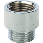Удлинитель резьбовой STOUT SFT 0002 - 1/2" длина 15 мм (ВР/НР, латунь хромированная)