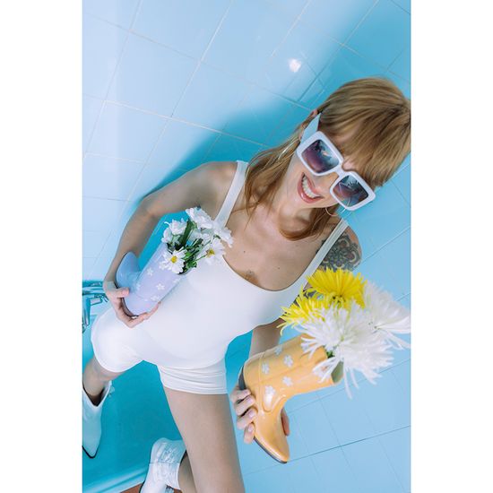 Ваза для цветов rodeo, 22,5 см, лиловая