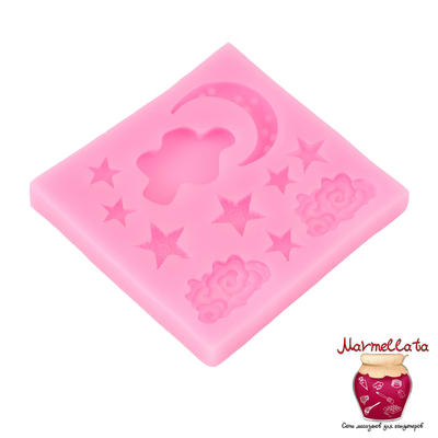 Молд силиконовый "Ночь", 8,3*8,7 см