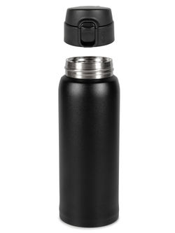 Термокружка Relaxika 701 (0,48 литра), черная (без лого)