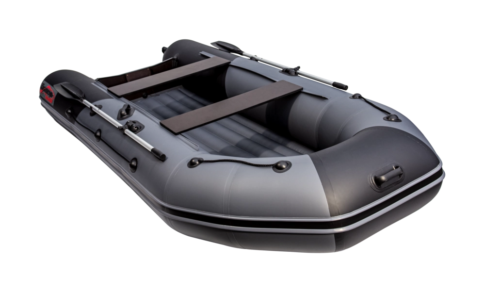 Лодка Таймень NX 3600 НДНД PRO, 3600*1680*465 мм., цвет графит - черный