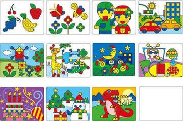 Gigo 1192-2 Рабочие карточки для набора Гео-блоки