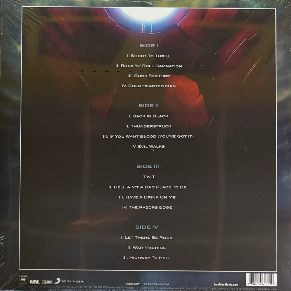 Виниловая пластинка AC/DC ‎– Iron Man 2 2LP (Европа 2010г.)