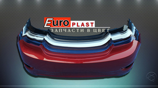 Бампер задний в цвет на Hyundai Solaris 2010-2014