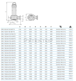 Погружной дренажный насос Zenit DRG 550/6/150 F0GT5 NC Q TS 2SIC 10 400 Y/D IN-10