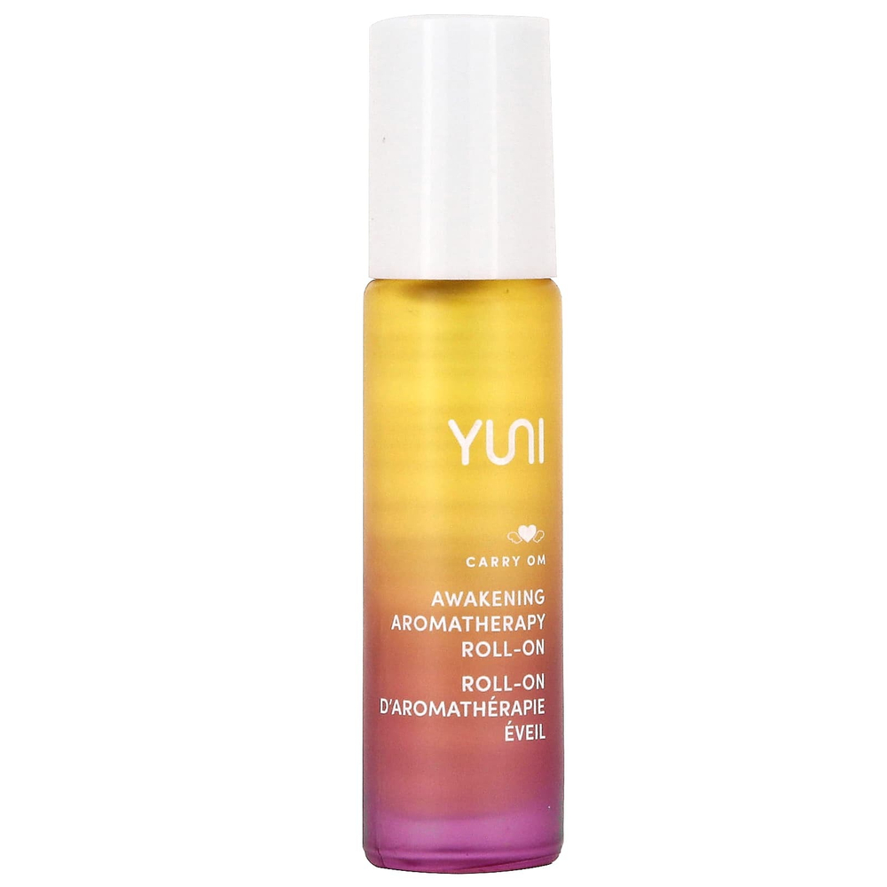 Yuni Beauty, Carry OM, пробуждающая ароматерапия, с шариковым аппликатором, переносной позитив, 10 мл (0,33 жидк. унции)