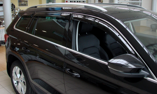 Дефлекторы боковых окон SIM для Skoda Kodiaq (2016-) арт.SSCKOD1632/2b