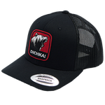 Бейсболка Narval Dichka! Roar Black&Red с сеткой 6P -