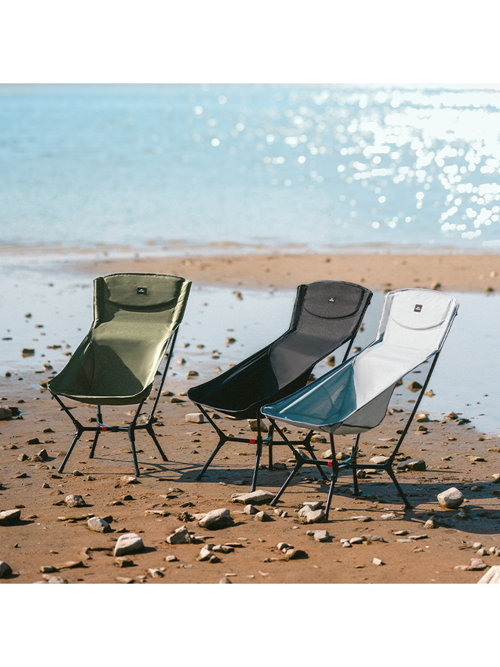 Кресло туристическое Naturehike Yamami YL01 складное, 81,5х56х99 см, до 140 кг, зеленое