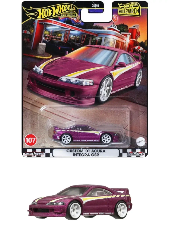 Машинка Хот Вилс Премиум Acura Integra GSR 2001 GJT68 HRT77