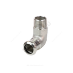 Угольник сталь нерж AISI 316L 90гр Дн 22х1/2" Ру16 пресс/НР Inoxpres RM 197102022