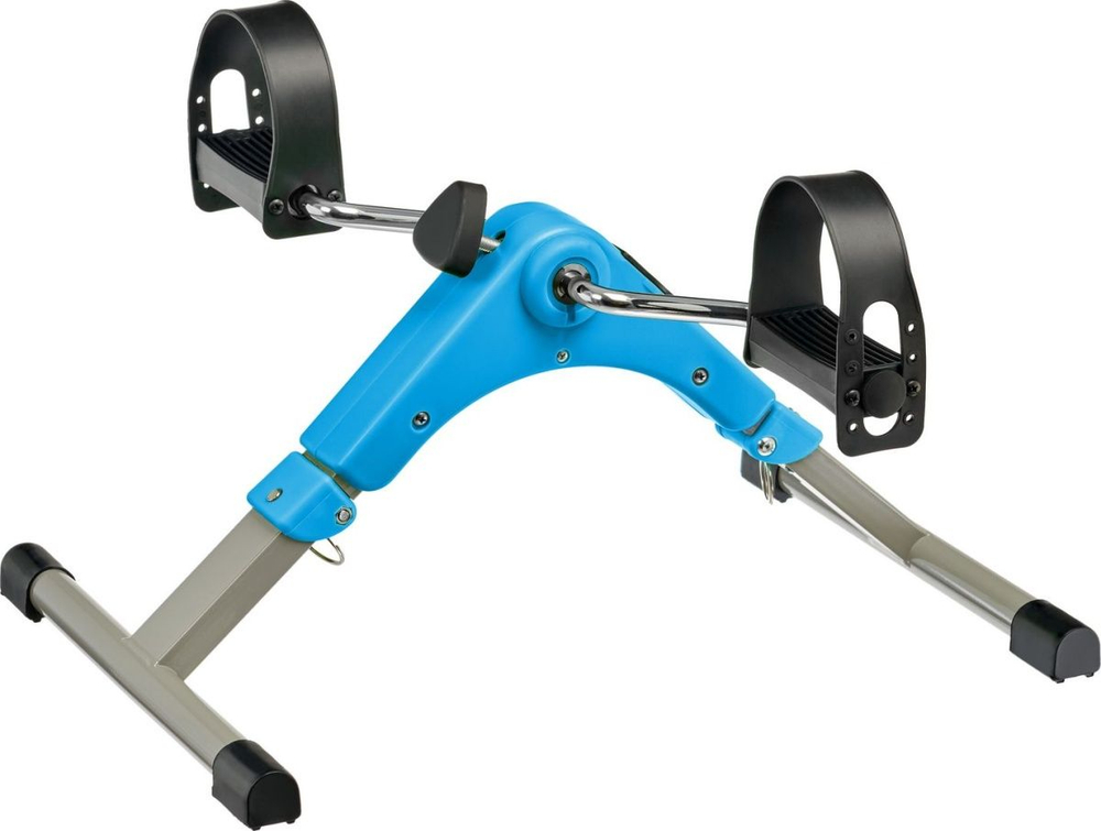 Мини велотренажер, складной синий Bradex