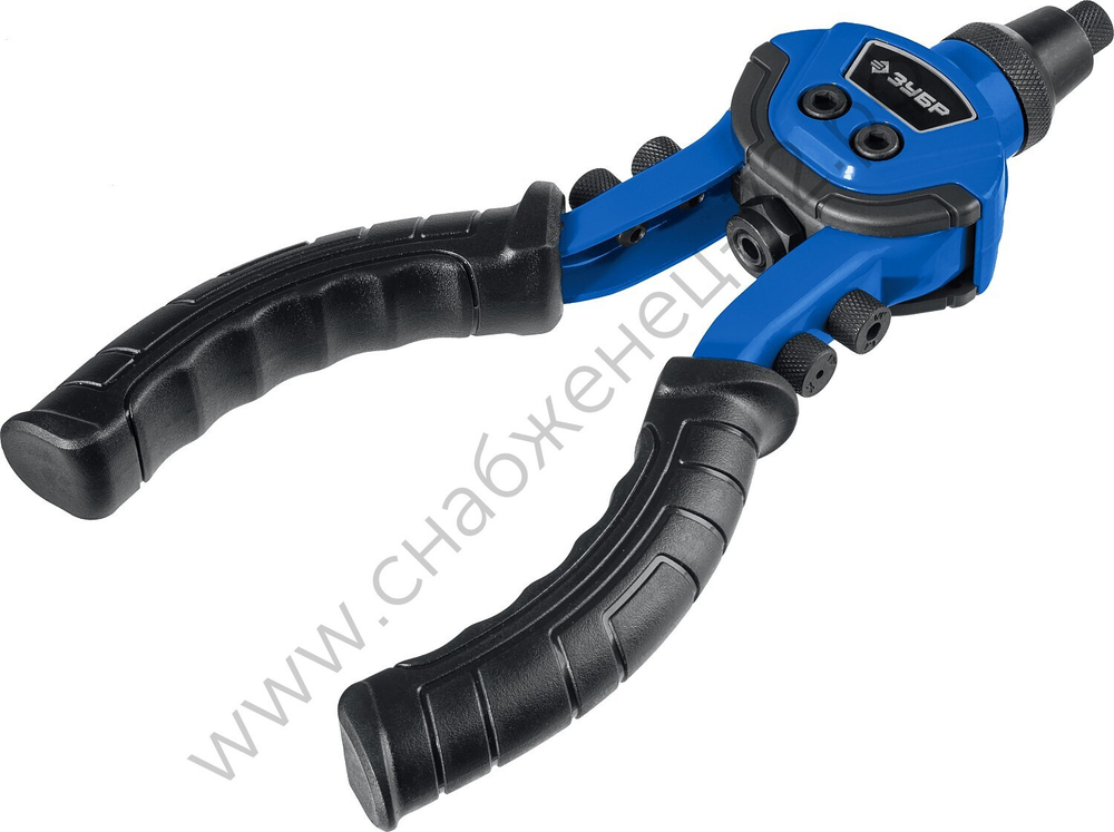 ЗУБР ТК-64 2.4-6.4 мм, 250 мм, литой компактный заклепочник, Профессионал (311972)