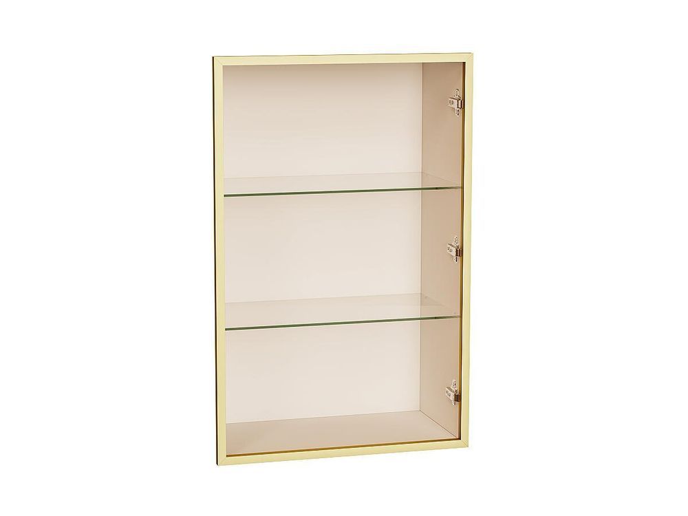 Фасад высокий со стеклом Ф-46Н AL в алюминиевой рамке