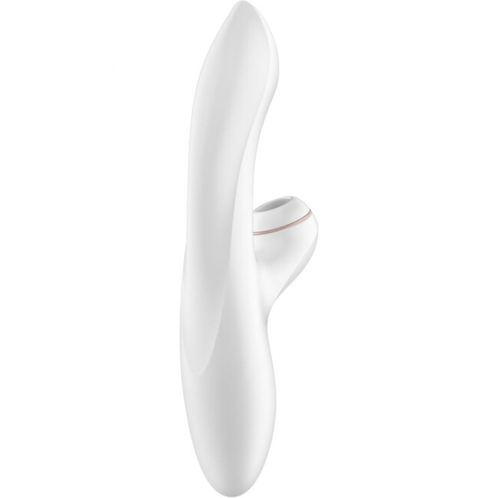 Вибромассажер кролик с вакуумно-волновой клиторальной стимуляцией Satisfyer Pro G-Spot Rabbit , (11 режимов ) (Цвет: белый)