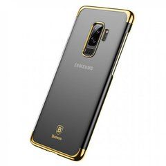 Силиконовый чехол Baseus Glitter Case PC для Samsung Galaxy S9 Plus (Золотой)