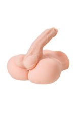 Мастурбатор с фаллосом Manuel (Цвет: телесный)
