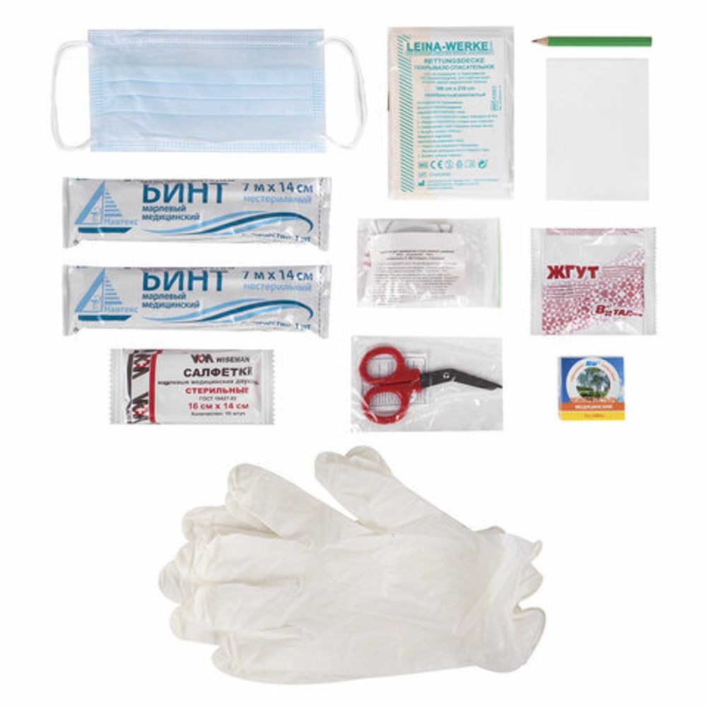 Аптечка первой помощи КИМГЗ, ВИТАЛФАРМ, тканевая сумка, по приказу №1164н, 00-00004255