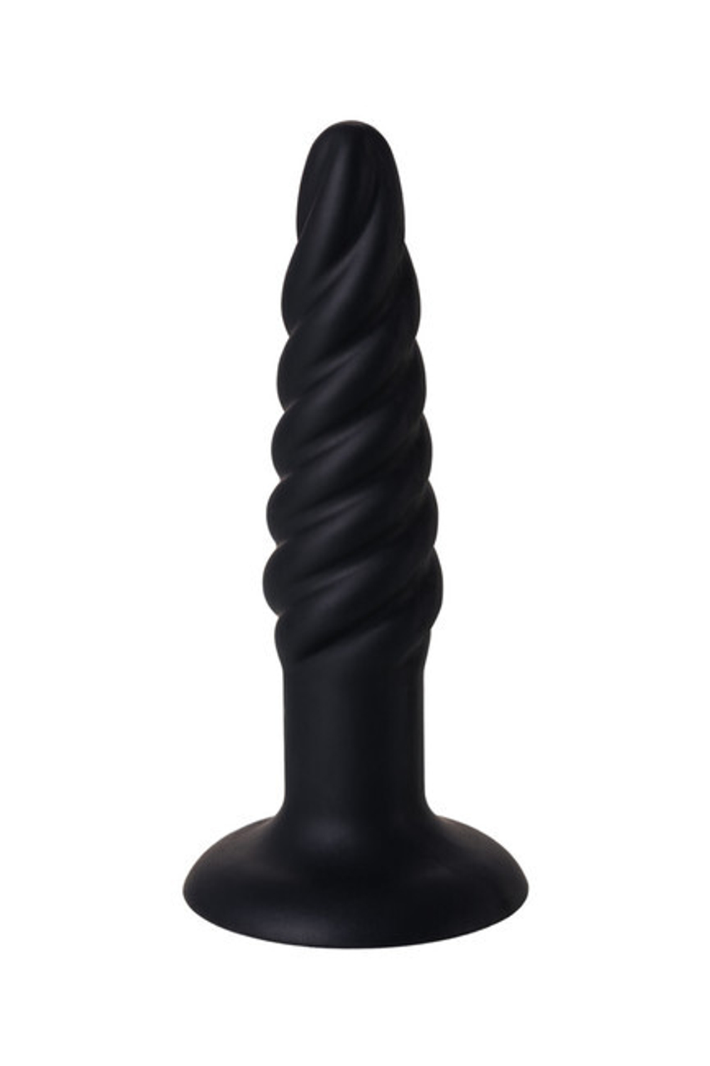 Винтообразная анальная пробка Spiral Butt Plug (Цвет: черный)