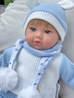 Кукла Marina and Pau 45 cм TEO мягконабивная в пакете (M790K)