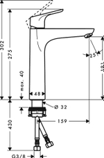 Смеситель hansgrohe Focus 31518000