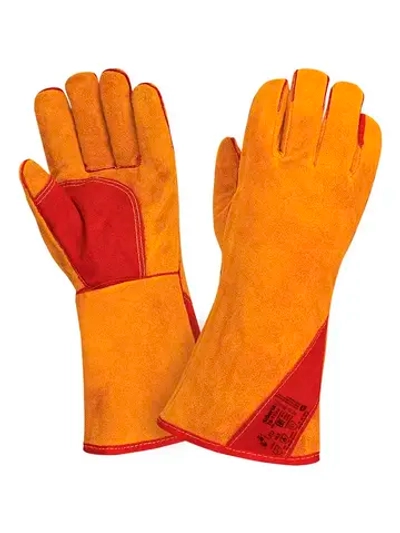 Утепленные краги сварщика 2Hands швы Kevlar Т9-11-ru Siberia