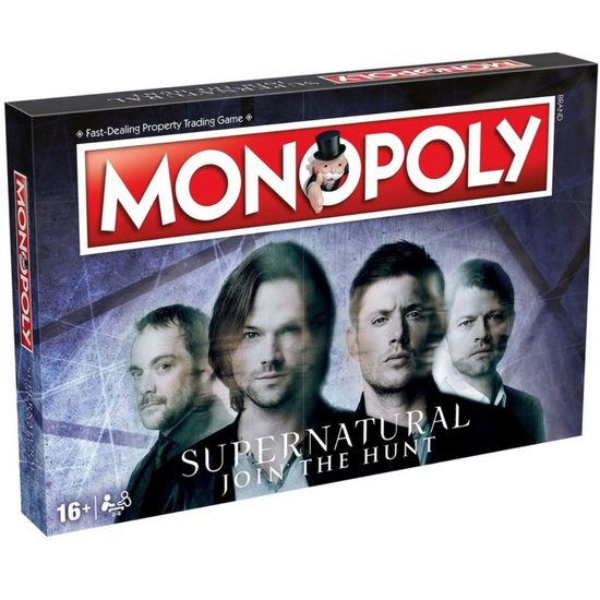 Настольная игра Winning Moves Монополия Supernatural Сверхестественное на английском языке