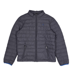 Легкий пуховик Polo Ralph Lauren темно-серого цвета, S