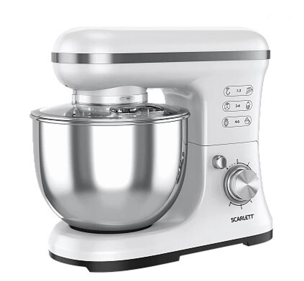 Планетарный миксер Scarlett SC-SM10S50 (белый)