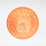 Latvia, 1 Santims, 2008, AU