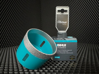 Коронка алмазная для плитки и камня BIHUI, 70мм (вакуумная пайка точной формы), арт.DBDB70