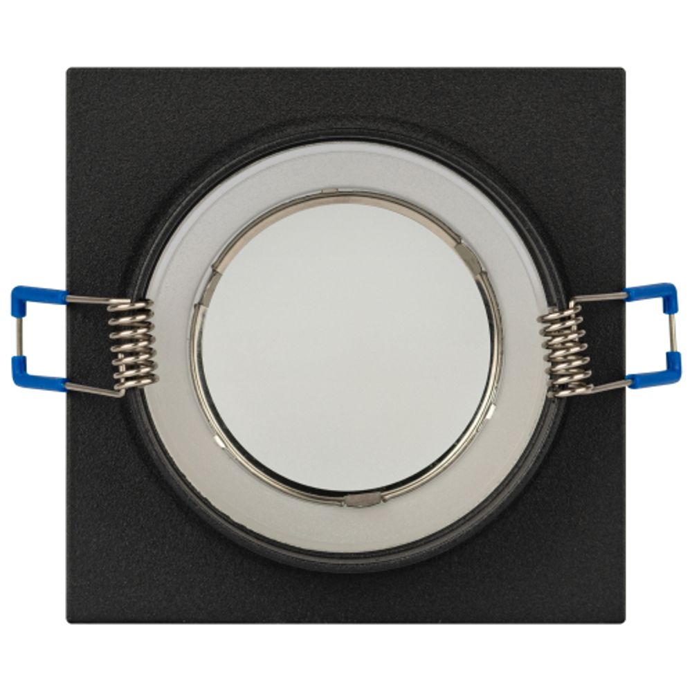 Светильник встраиваемый декоративный ЭРА DK108 BK под лампу MR16 GU5.3 черный | Декоративные встраиваемые светильники