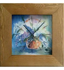 Салют SLT- 89 Часы настенные «CANVAS LILAC»