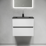 Тумба подвесная под раковину Sancos Urban, белый глянец 590х450х550