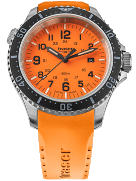 Швейцарские тактические часы Traser P67 Diver Orange 109382