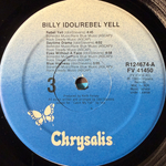 Billy Idol ‎– Rebel Yell (США 1983г.) Club Т