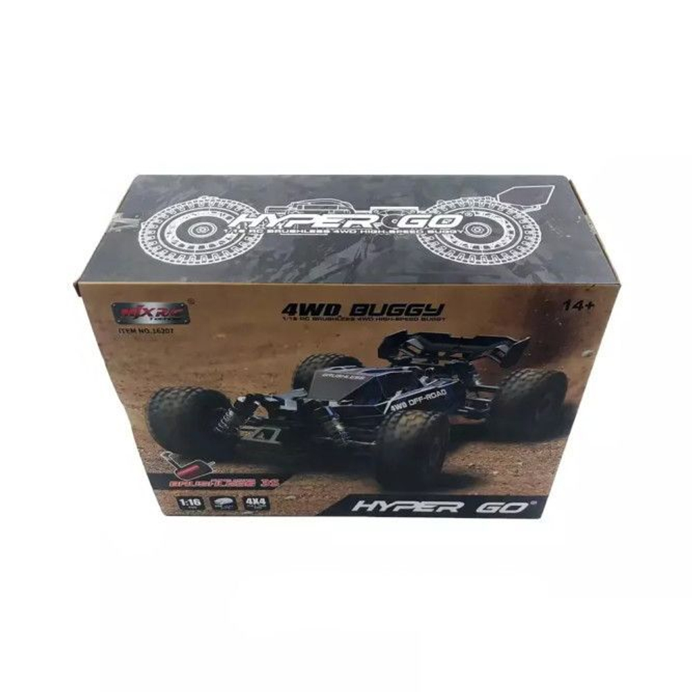 Радиоуправляемая багги MJX Hyper Go 4WD Brushless Buggy 1:16 - MJX-16207