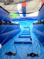 Коммерческий надувной водный батут с бассейном «Домик у моря» 10*7*5 м