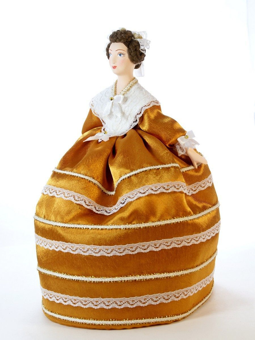 Кукла грелка на чайник Барышня