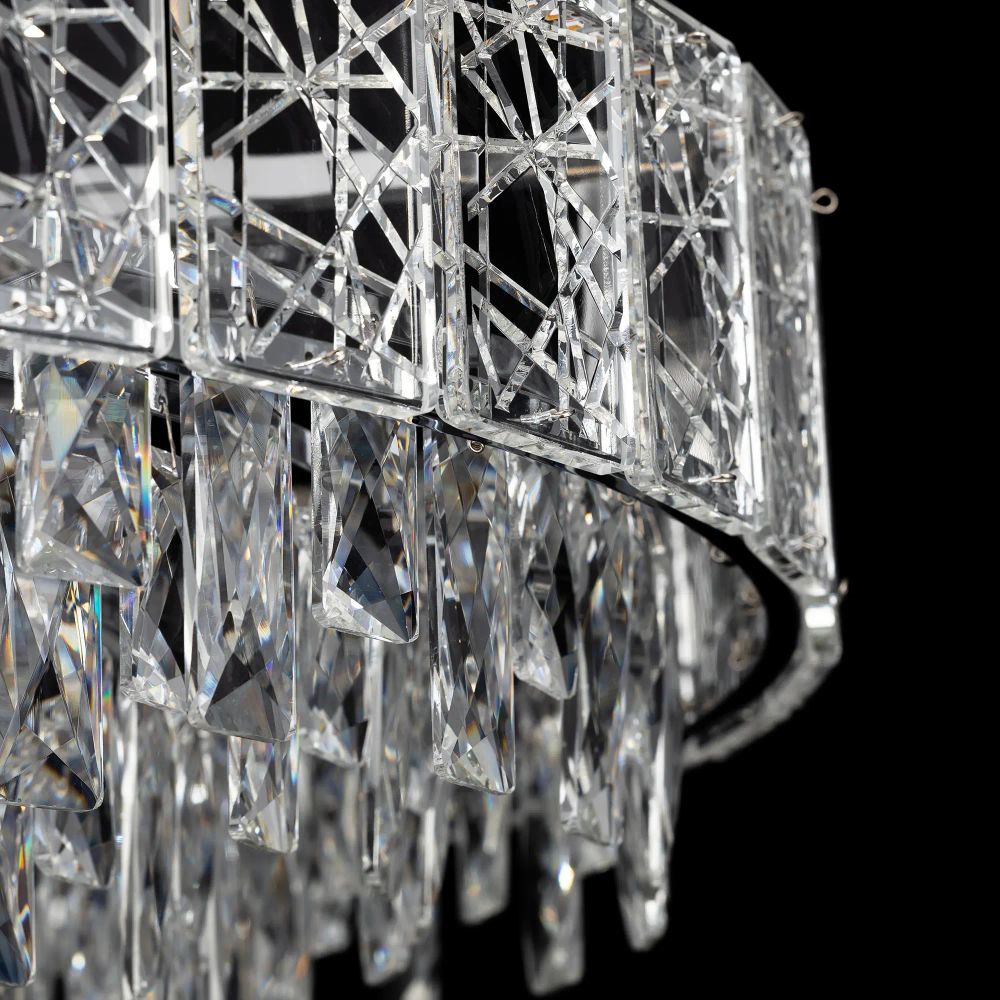 Citilux SAGRADA CL317281 Люстра хрустальная подвесная Хром