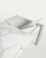 Обеденный стол Atta серый, керамика