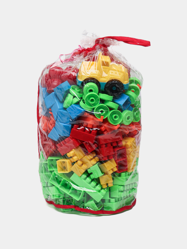 Пластмассовый игрушечный набор Конструктор 250 деталей, упакет полиэтилен пакет РР 2015-037