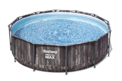 Каркасный бассейн Bestway Steel Pro MAX, 366х100 см + фильтр-насос 2006 л/ч, лестница (5614X)