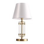 SL1403.304.01 Светильник настольный ST-Luce Латунь/Прозрачный E27*1 40W ОПАЛ