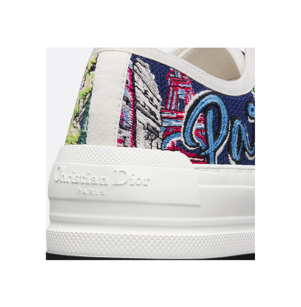 Кроссовки Dior Walk’n’Dior Platform Souvenir Multicolor Paris