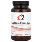 Designs For Health, Curcum-Evail® 400, куркумин, 120 капсул (400 мг в 1 капсуле)