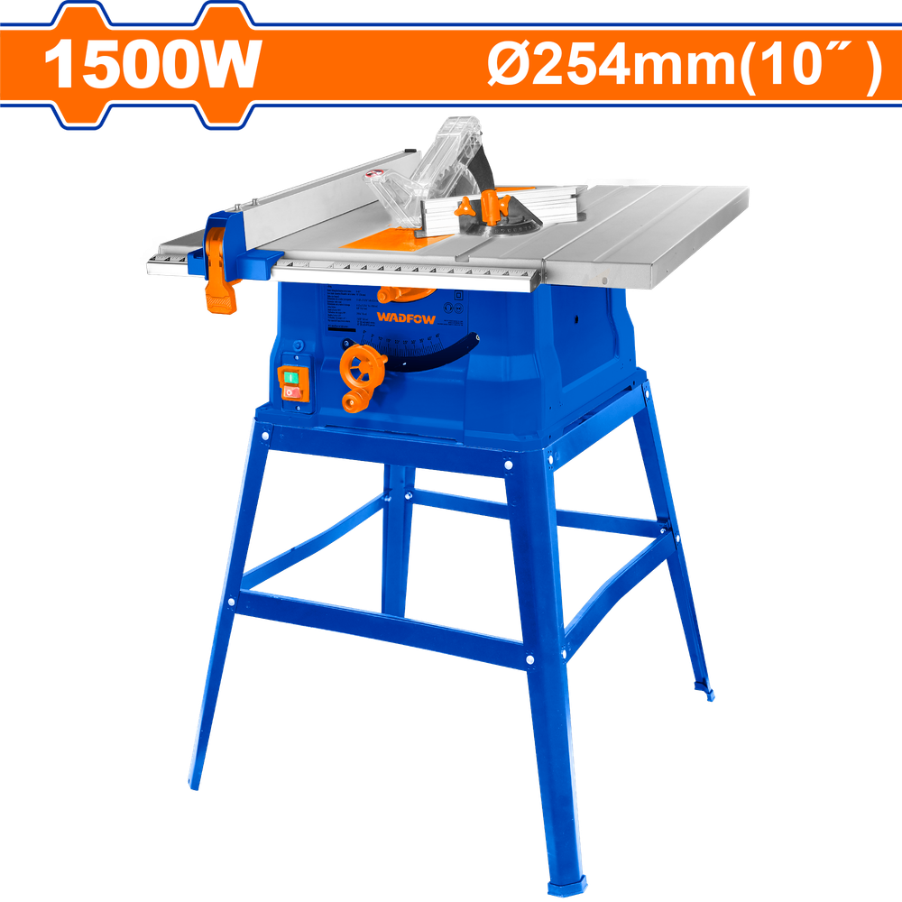 Настольная циркулярная пила WADFOW WTS1A1500 1500 Вт 254х25.4 мм